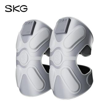 SKG 膝盖按摩仪护膝暖膝部关节老寒腿加热敷按摩器 W3二代 银灰色