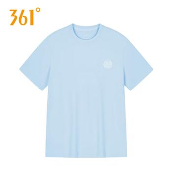 361度运动短袖男2025夏季新款篮球T恤男讯干透气印花休闲半袖552521110-5