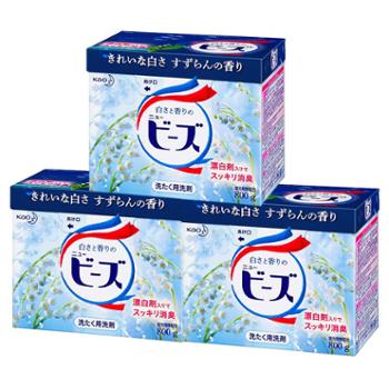 日本花王（KAO）洗衣粉800g铃兰香三盒