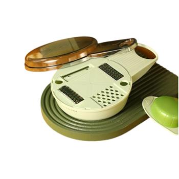 康佳（KONKA）家用橄榄绿多功能切菜器 KJ-QC01