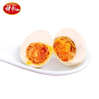 神丹 鹌鹑咸蛋 48枚即食 流油小咸蛋 独立真空装 休闲零食