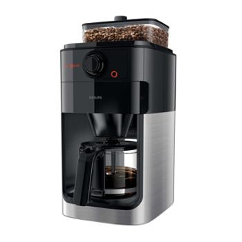 飞利浦 家用全自动美式咖啡机 智能温控 豆粉两用 HD7761