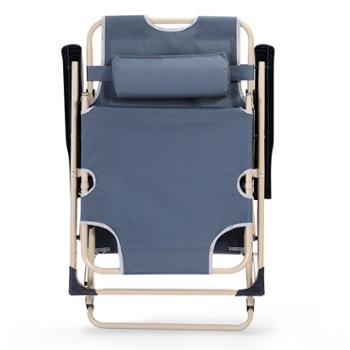 汉乐美途 折叠躺椅户外椅午休办公午睡折叠床单人便携折叠椅可调靠背 HL-0901