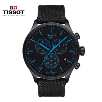 天梭Tissot 速驰古潮系列尼龙带石英男表 T116.617.37.051.00
