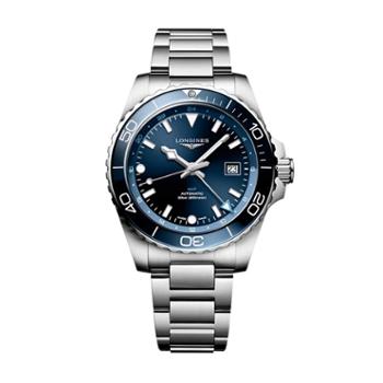 浪琴Longines 康卡斯潜水系列GMT机械手表男表 L3.890.4.96.6