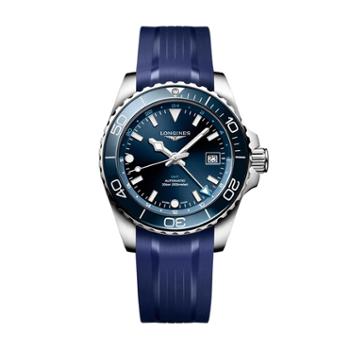 浪琴Longines 康卡斯潜水系列GMT机械手表男表 L3.890.4.96.9