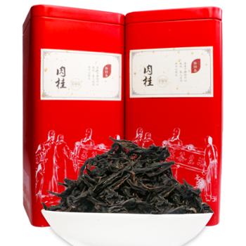 裕园茶 肉桂浓香型乌龙茶 武夷山原产地肉桂茶叶 铁罐装125g