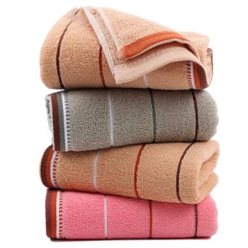 立朵 全棉家用吸水加厚 柔软毛巾3条装