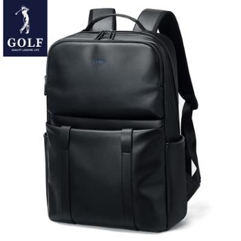 高尔夫（GOLF）双肩包男士大容量软皮背包15.6英寸电脑包 D233851