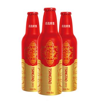青岛啤酒 鸿运当头精美铝瓶 355ml*12瓶