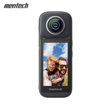 mentech 铭普PanoX V3 360度全景运动相机8K高清防抖摄像机摩托车骑行记录仪 Vlog拍摄滑雪路