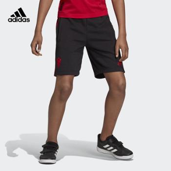 阿迪达斯 adidas MUFC KIDS SHO 大童曼联童款足球短裤DW4714