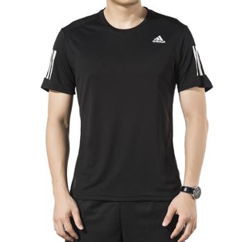 Adidas阿迪达斯男装 休闲透气短袖T恤衫 DX1312