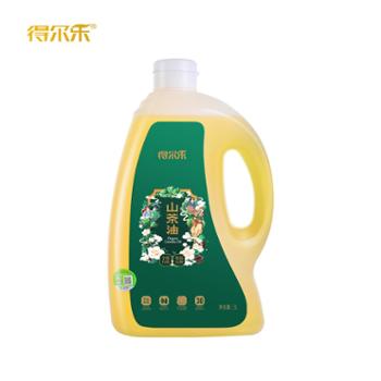 得尔乐 有机油茶籽油低温压榨一级食用油 3L