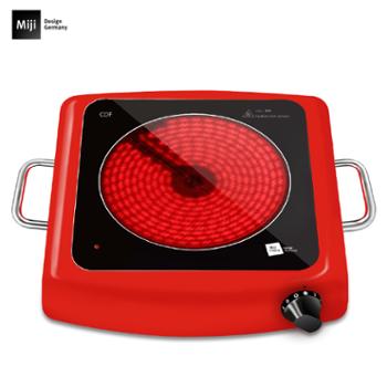 米技/MIJI 家用煮茶炉2000W大功率微晶面板电陶炉 Miji CDF1 红色