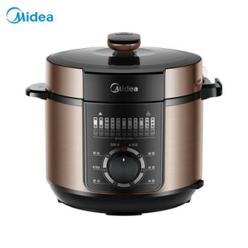 美的（Midea） 电压力锅5L大容量旋钮操作多功能双胆 YL50M132