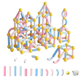 KUB可优比儿童强磁力棒2岁宝宝积木拼装益智玩具