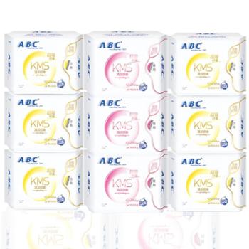 ABC卫生巾绵柔纤薄240mm日用6包+280mm夜用3包