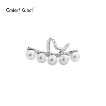 Cmierf Kuect （中国CK） 925银珍珠耳夹 CK-SSSE115