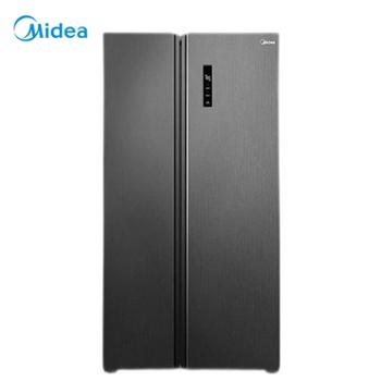 美的冰箱607升大容量对开门一级能效双变频净味风冷无霜 BCD-607WKPZM(E)