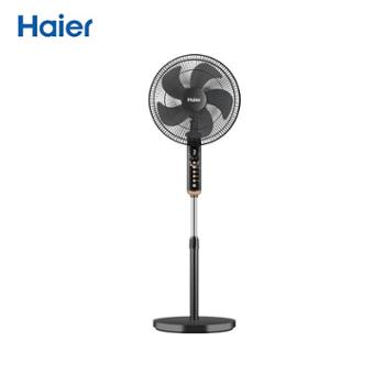 海尔/Haier 落地扇家用音轻风扇五叶摇头可升降定时电扇 HFS-Y3511B 遥控款