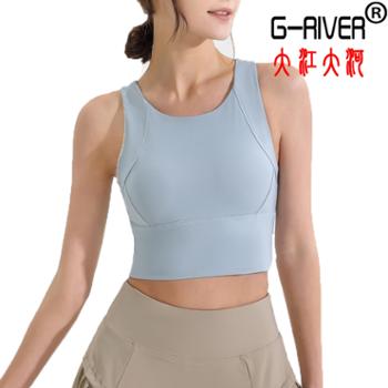 大江大河/G-RIVER 女式高强度防震速干健身美背瑜伽服上衣