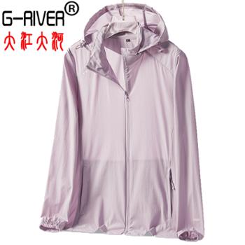 大江大河G-RIVER男女情侣防晒钓鱼服弹力透气骑行服