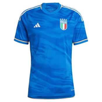 阿迪达斯 adidas 男子意大利队球迷版运动短袖球衣 HS9895