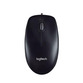 罗技/Logitech M90 有线办公鼠标 全尺寸即插即用 M90