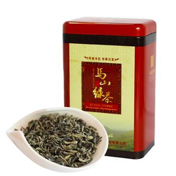 马山绿茶源头茶厂头春客家炒茶高山云雾传统炒青绿茶浓香茶叶125g