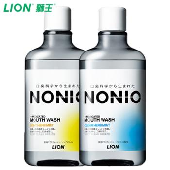 狮王/LION 日本进口 NONIO漱口水 600ml*2瓶