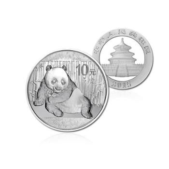 中国金币 2015年1盎司熊猫银币