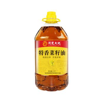 荆楚大地 特香物理压榨菜籽油 5L