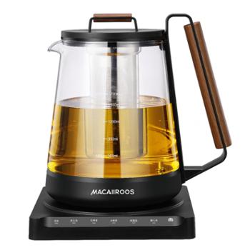 迈卡罗/MACAIIROOS 养生壶1.7L玻璃煮茶壶器 MC-3352（黑）