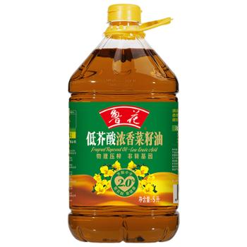 鲁花低芥酸浓香菜籽油5L