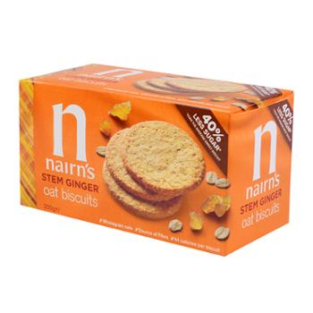 奈尔斯 英国进口姜味燕麦饼干 200g*2盒