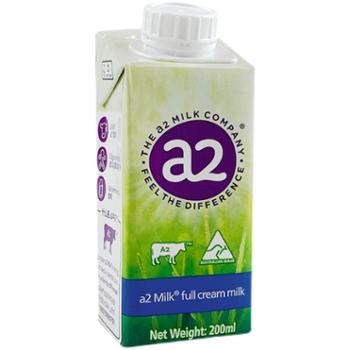 a2 澳洲进口全脂牛奶礼盒 200ml*12