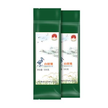 白琵鹭 泰来县东北生态大米 500gX2袋真空