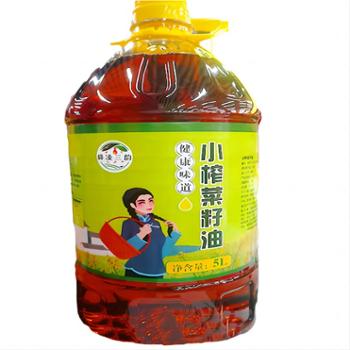 蜂凌三韵 小榨菜籽油 5L