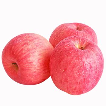 顶端果业 陕西洛川苹果 新鲜苹果惊喜试吃装带箱约4斤 6枚大果85-90mm