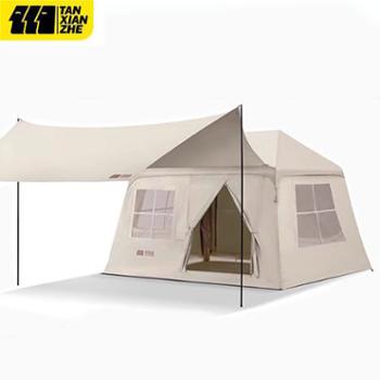 探险者自动充气帐篷户外露营便携式折叠野营过夜野餐装备全套天幕