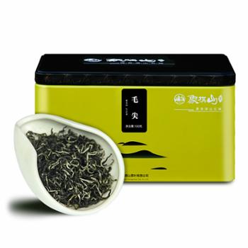 象棋山 铁盒毛尖 绿茶 100g 盒