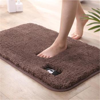 高毛超细纤维浴室卫生间吸水地垫地毯 卧室柔软防滑脚垫