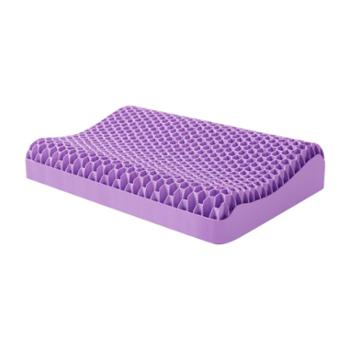佳奥 蜂窝果胶枕TPE蜂巢记忆枕 (紫色蜂窝新款)52*35*10-8cm 210102J1200MW2