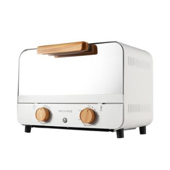 摩卡（MOCCAHOUSE） 镜面多功能电烤箱 白色12L ZCDK-1201