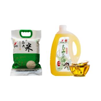 犹江红 粮油组合 生态大米2.5kg+ 山茶油2L 4.5kg