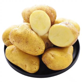 仁仁优品 黄皮黄心土豆 净重3斤中果