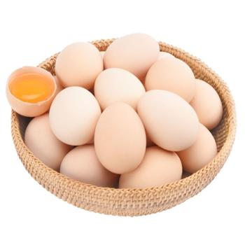 鑫鲜聚 农家山林散养 新鲜鸡蛋 40枚单枚约50g 总重2kg左右