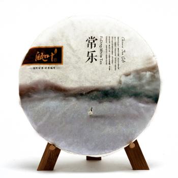 瓯叶 紫阳白茶2015年老寿眉白茶饼 300g