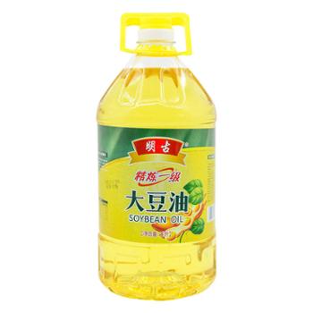 明古 一级大豆油非转基因大豆油 5L/桶